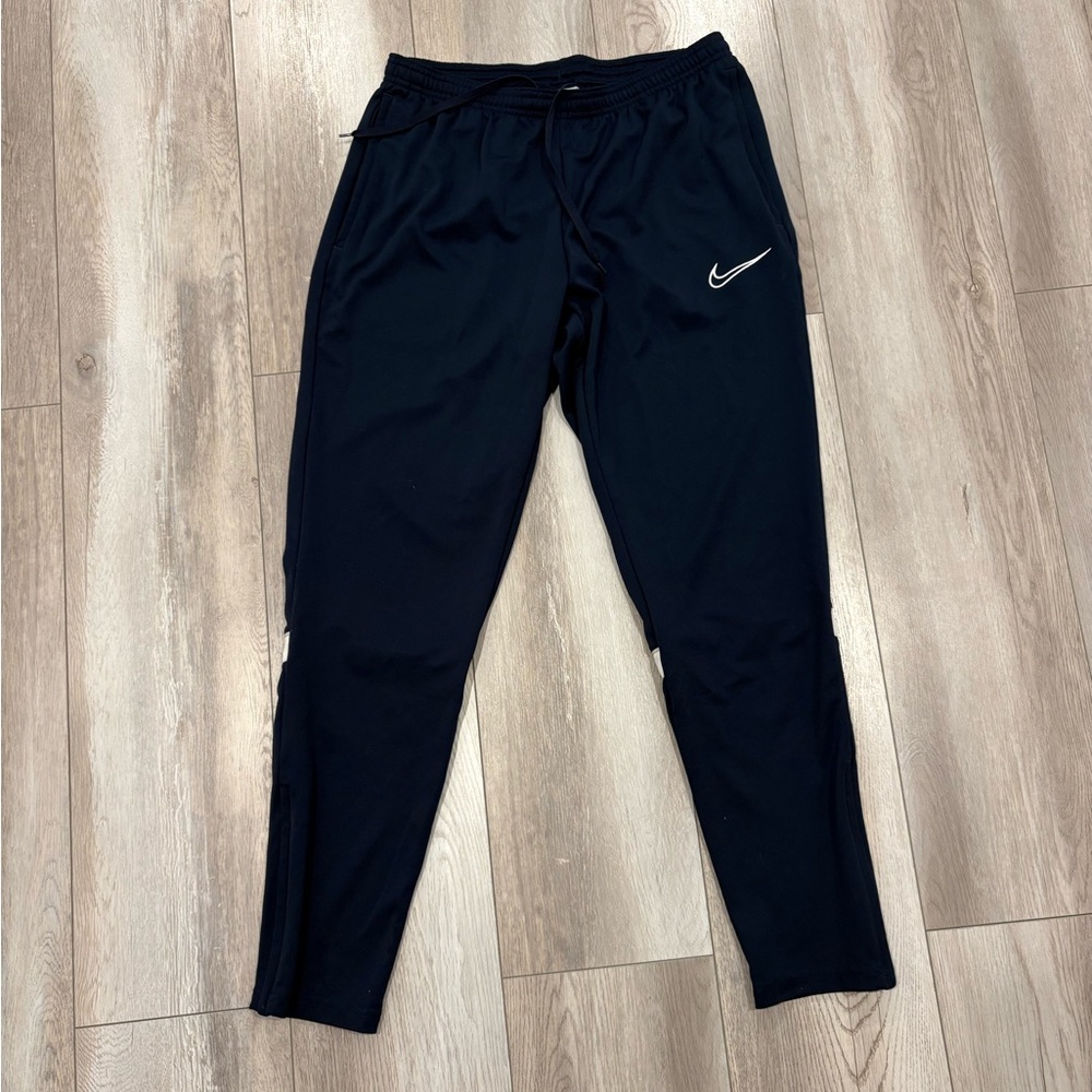 Nike Dri Fit Academy Soccer Run Ankle Pants Women's Medium Navy